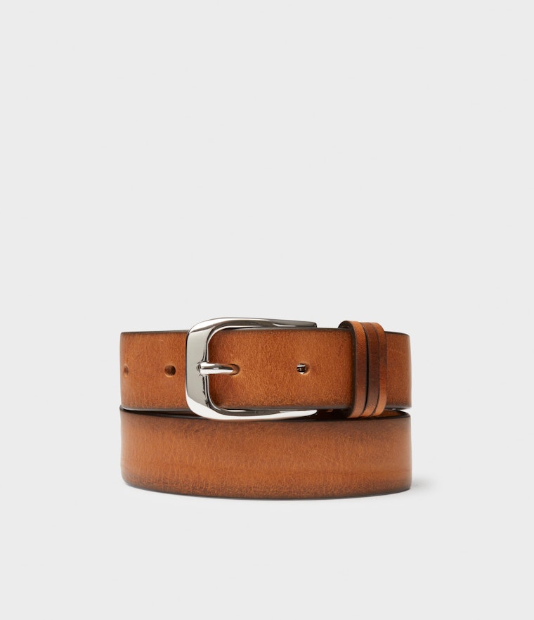 Saddler Marca Läderbälte - Brun - Travels And Bags
