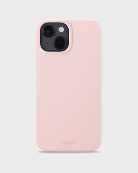Holdit Telefonskal Silicone iPhone 14/13 - Ljusrosa - Travels And Bags