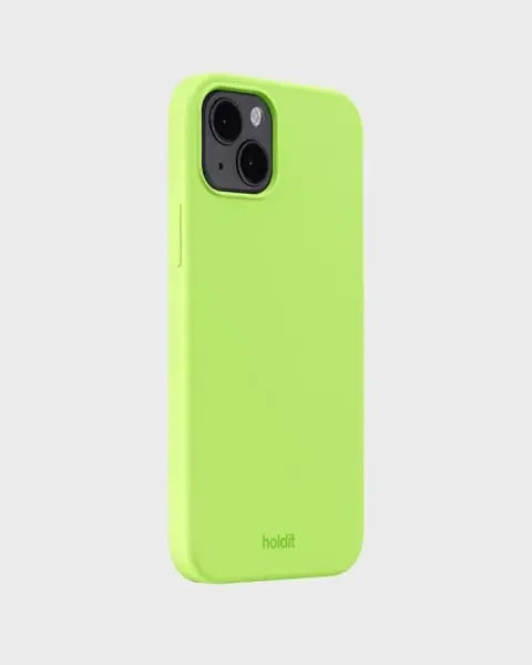 Holdit Telefonskal Silicone iPhone 14 Plus - Limegrön - Travels And Bags