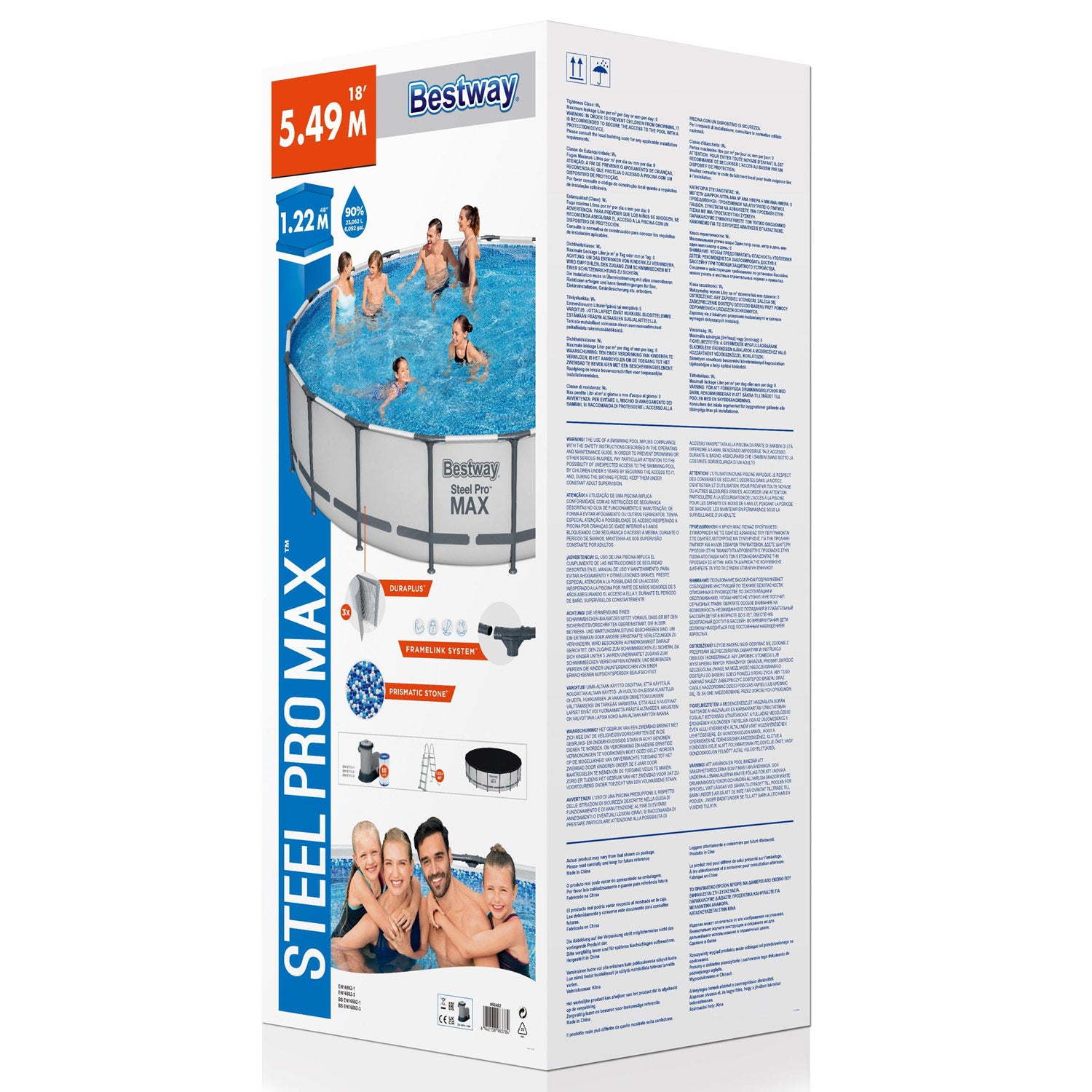 Bestway Steel Pro Max Pool 5,49 x 1,22m ClickConnect