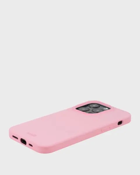 Holdit Telefonskal Silicone iPhone 14 Pro - Ljusrosa - Travels And Bags