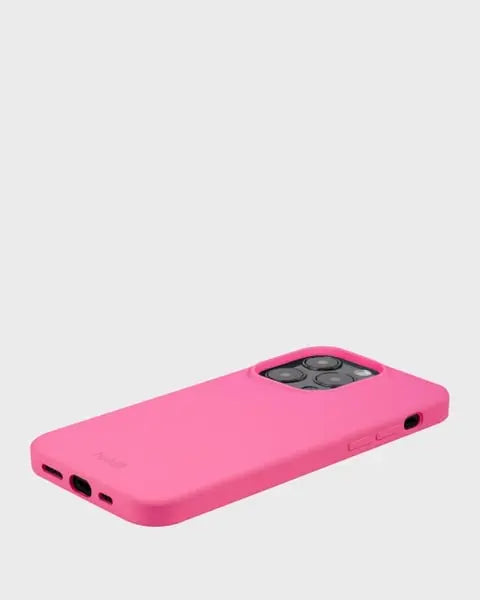 Holdit Telefonskal Silicone iPhone 14 Pro - Rosa - Travels And Bags