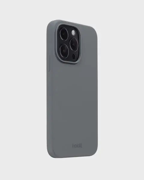 Holdit Telefonskal Silicone iPhone 14 Pro - Grå - Travels And Bags