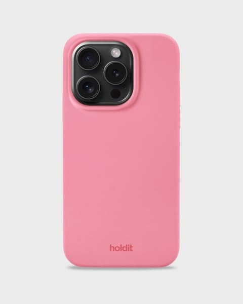 Holdit Telefonskal Silicone iPhone 14 Pro - Rosa - Travels And Bags