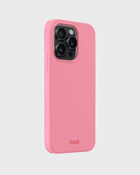 Holdit Telefonskal Silicone iPhone 14 Pro - Rosa - Travels And Bags