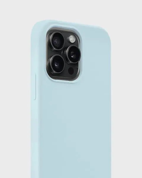 Holdit Telefonskal Silicone iPhone 14 Pro Max - Ljusblå - Travels And Bags