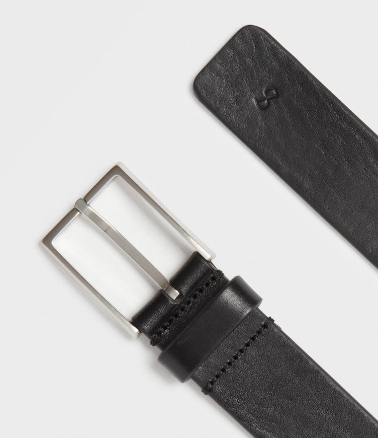 Saddler Manuel Läderbälte - Svart - Travels And Bags