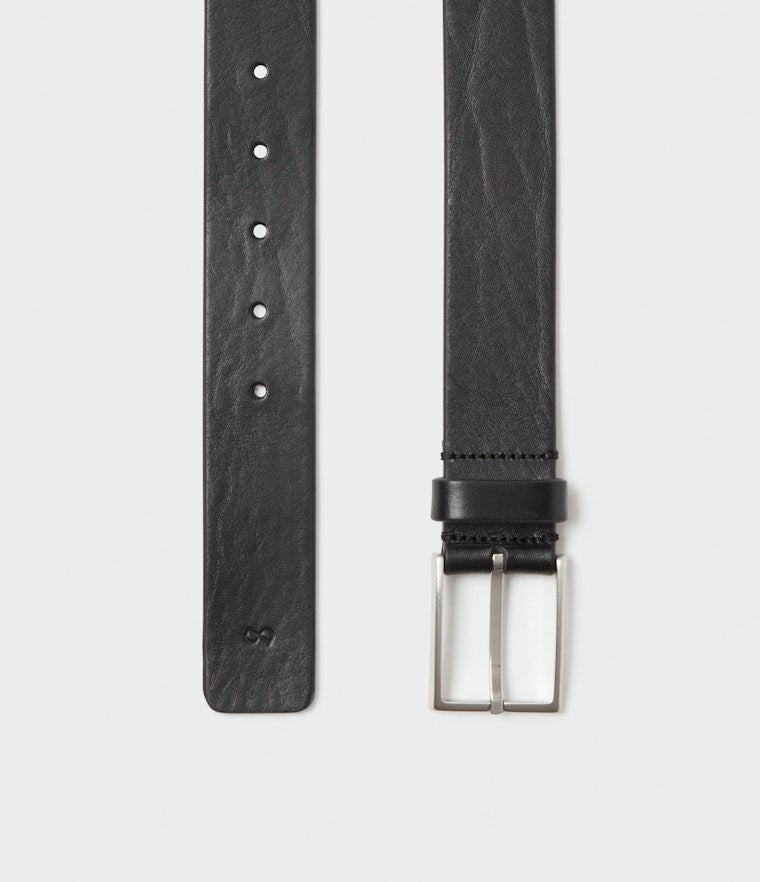 Saddler Manuel Läderbälte - Svart - Travels And Bags