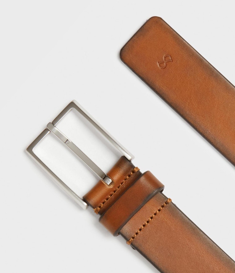 Saddler Manuel Läderbälte - Brun - Travels And Bags