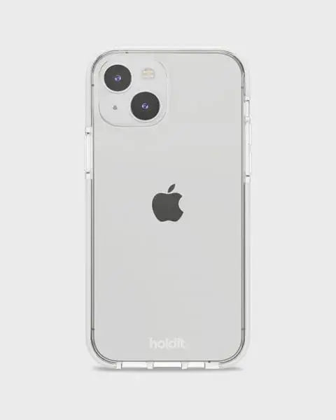 Holdit Telefonskal Seethru iPhone 14/13 - Vit - Travels And Bags
