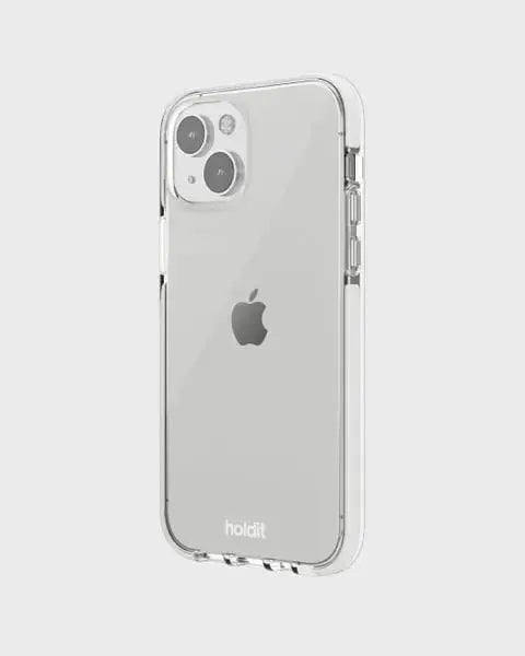 Holdit Telefonskal Seethru iPhone 14/13 - Vit - Travels And Bags