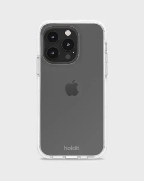 Holdit Telefonskal Seethru iPhone 14 Pro - Vit - Travels And Bags