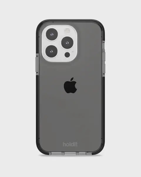 Holdit Telefonskal Seethru iPhone 14 Pro - Svart - Travels And Bags
