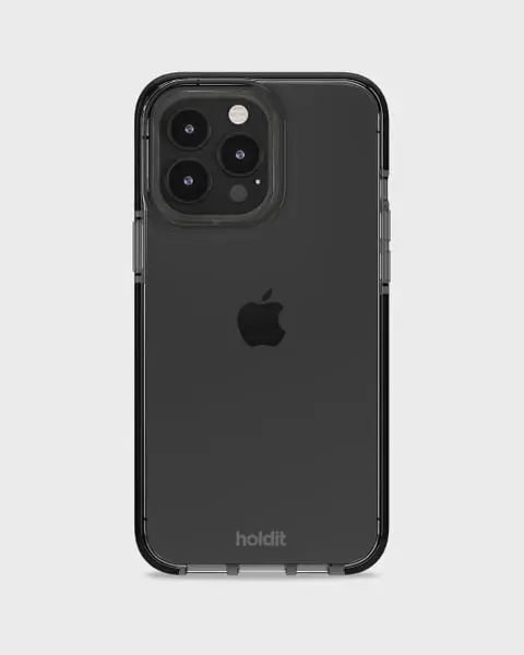 Holdit Telefonskal Seethru iPhone 14 Pro Max - Svart - Travels And Bags