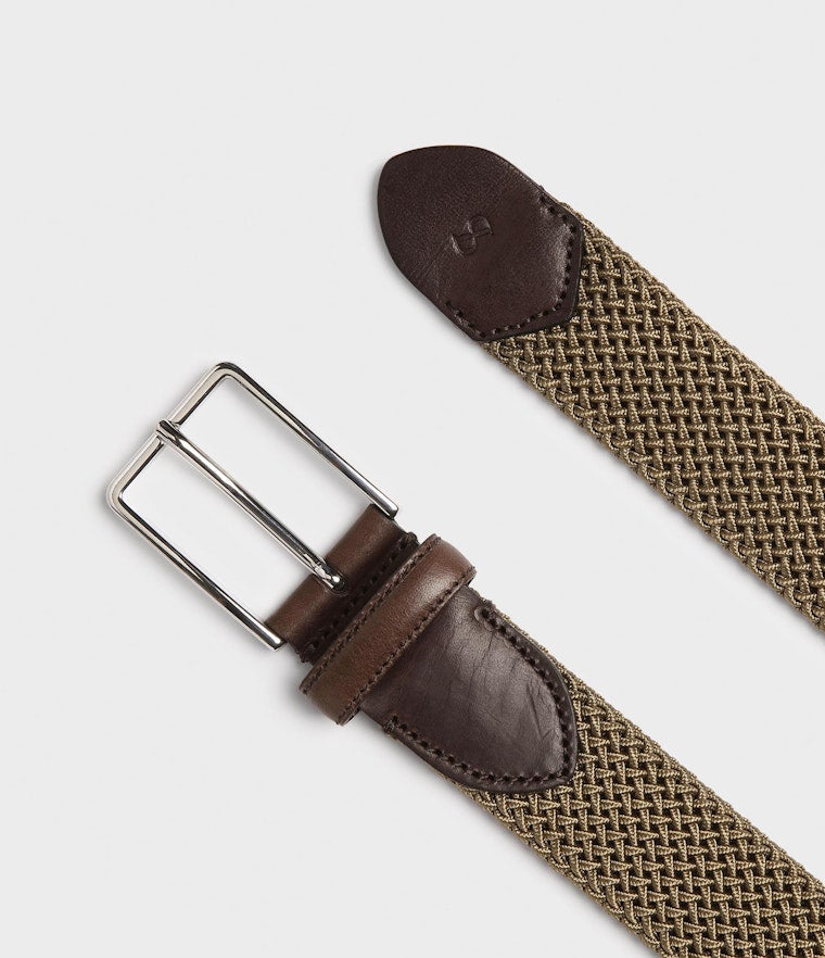 Saddler West Textilbälte - Beige - Travels And Bags