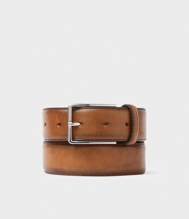 Saddler Dosso Läderbälte - Brun - Travels And Bags