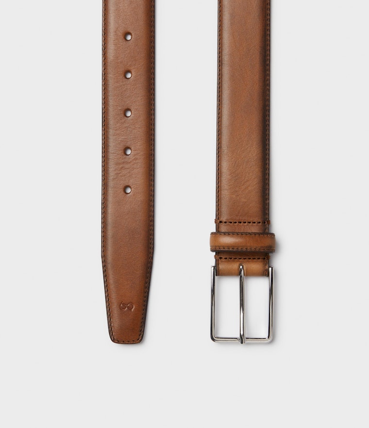 Saddler Dosso Läderbälte - Brun - Travels And Bags