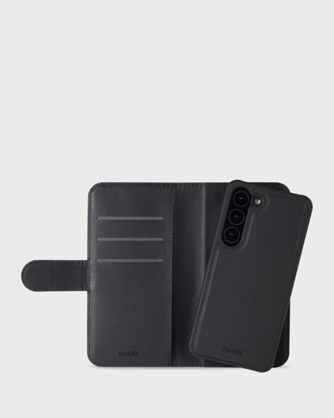 Holdit Wallet Case Magnet Galaxy S23 - Svart - Travels And Bags