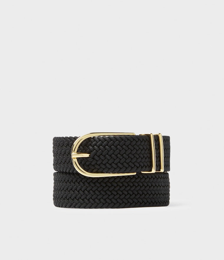 Saddler Mangola Textilbälte - Svart - Travels And Bags