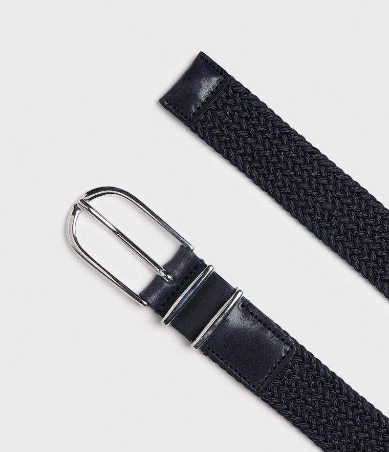 Saddler Mangola Textilbälte - Marinblå - Travels And Bags