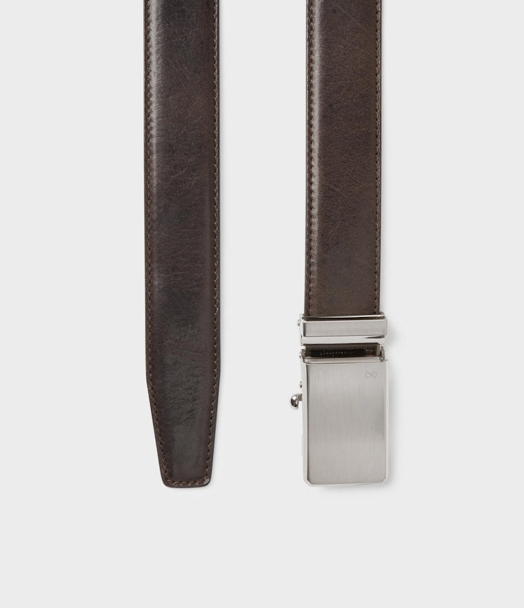 Saddler Moras Läderbälte - Mörkbrun - Travels And Bags