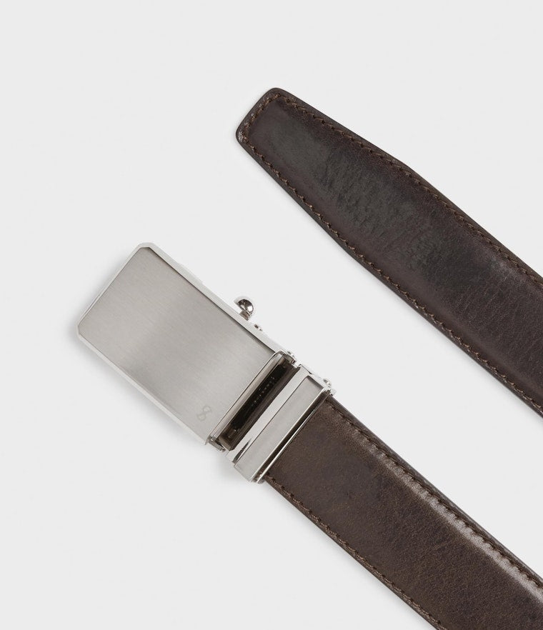 Saddler Moras Läderbälte - Mörkbrun - Travels And Bags
