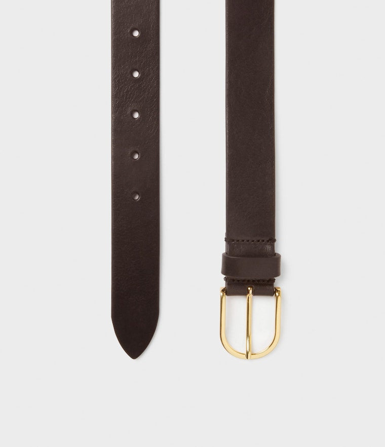 Saddler Safira Läderbälte - Mörkbrun - Travels And Bags