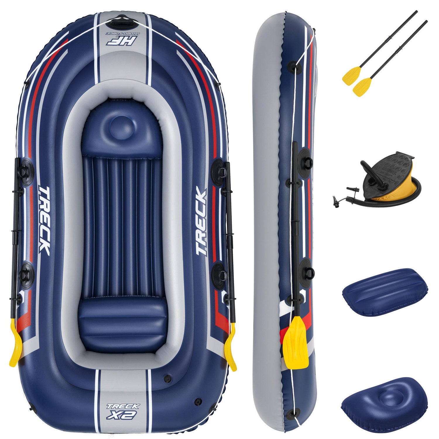 Bestway Hydro Force Treck X2 Set Gummibåt 2.55x1.27m - Travels And Bags