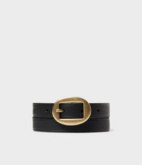 Saddler Bolsena Läderbälte - Svart