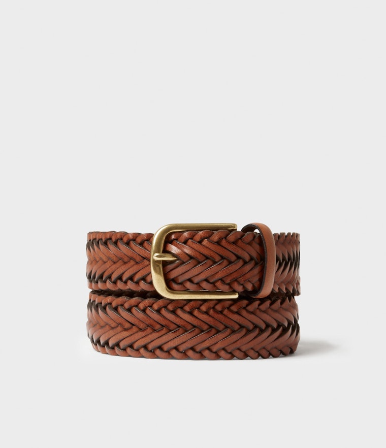 Saddler Vico Läderbälte - Brun - Travels And Bags
