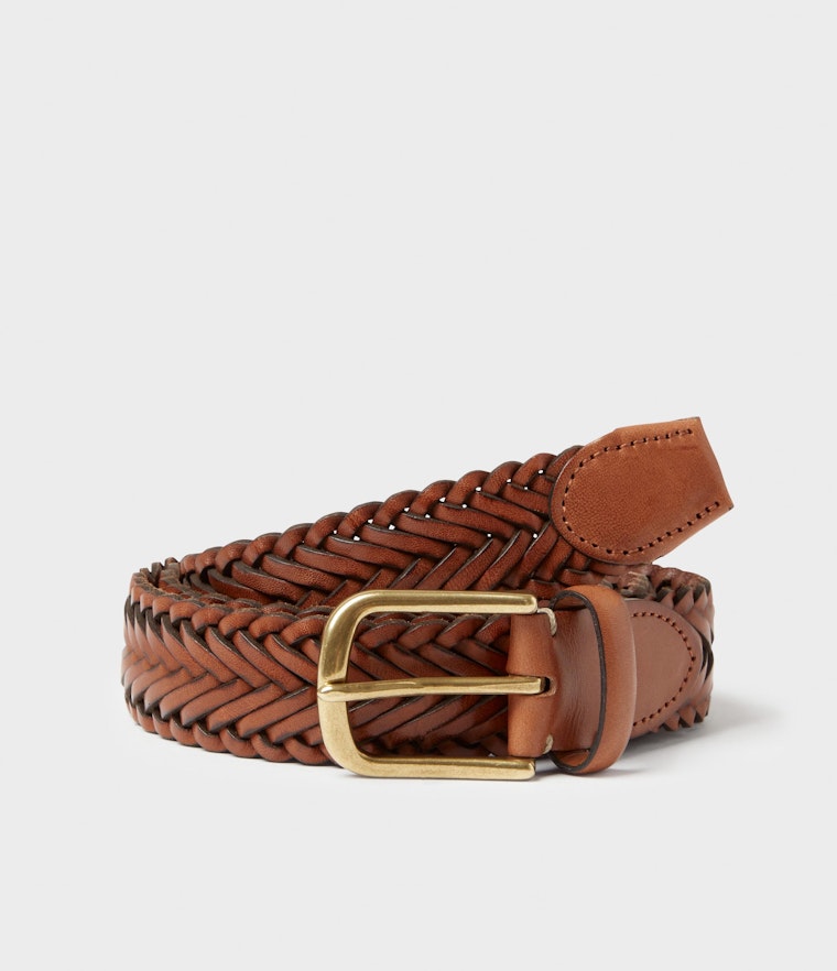 Saddler Vico Läderbälte - Brun - Travels And Bags