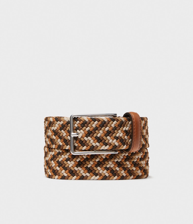 Saddler Mars Textilbälte - Ljusbrun - Travels And Bags