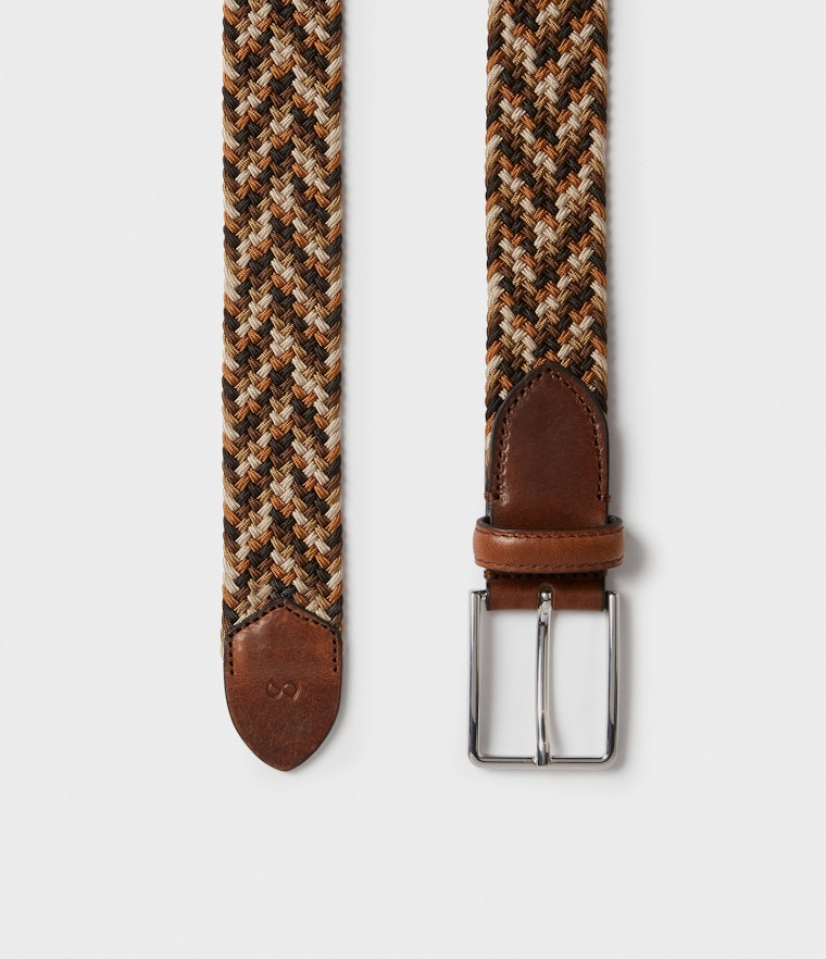 Saddler Mars Textilbälte - Ljusbrun - Travels And Bags