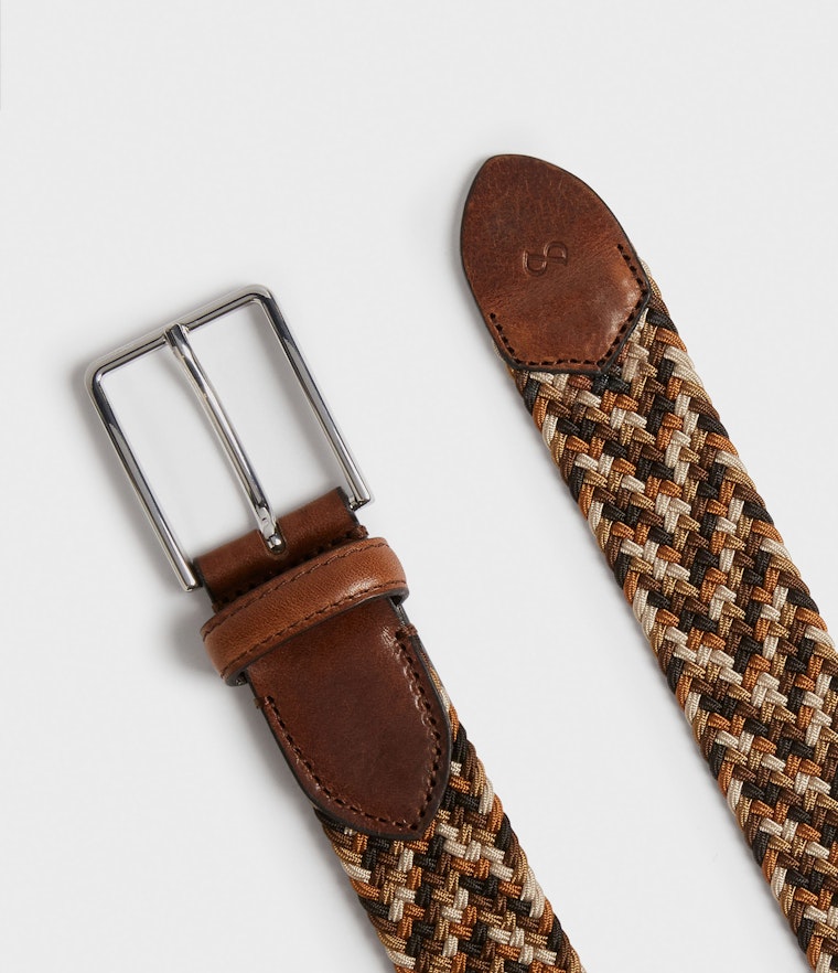 Saddler Mars Textilbälte - Ljusbrun - Travels And Bags