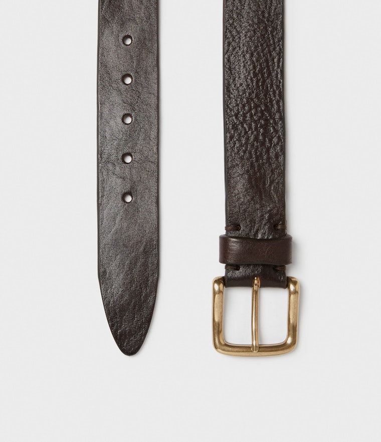 Saddler Anten Läderbälte - Mörkbrun - Travels And Bags