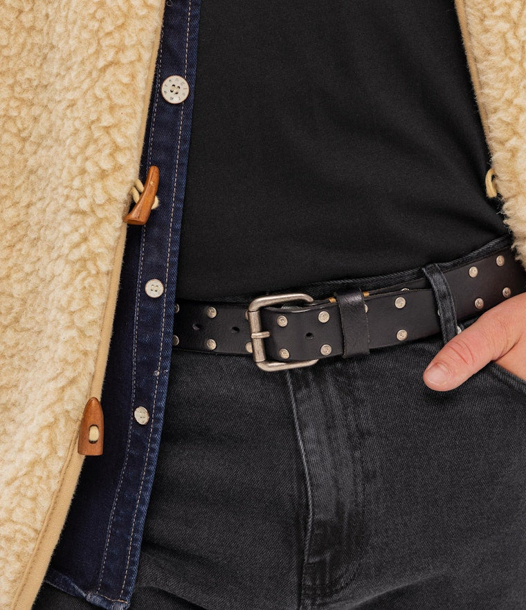 Saddler Malen Läderbälte - Svart - Travels And Bags