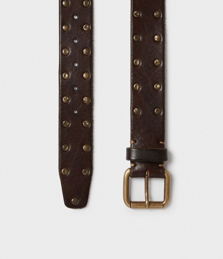 Saddler Malen Läderbälte - Mörkbrun - Travels And Bags