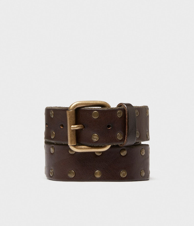 Saddler Malen Läderbälte - Mörkbrun - Travels And Bags