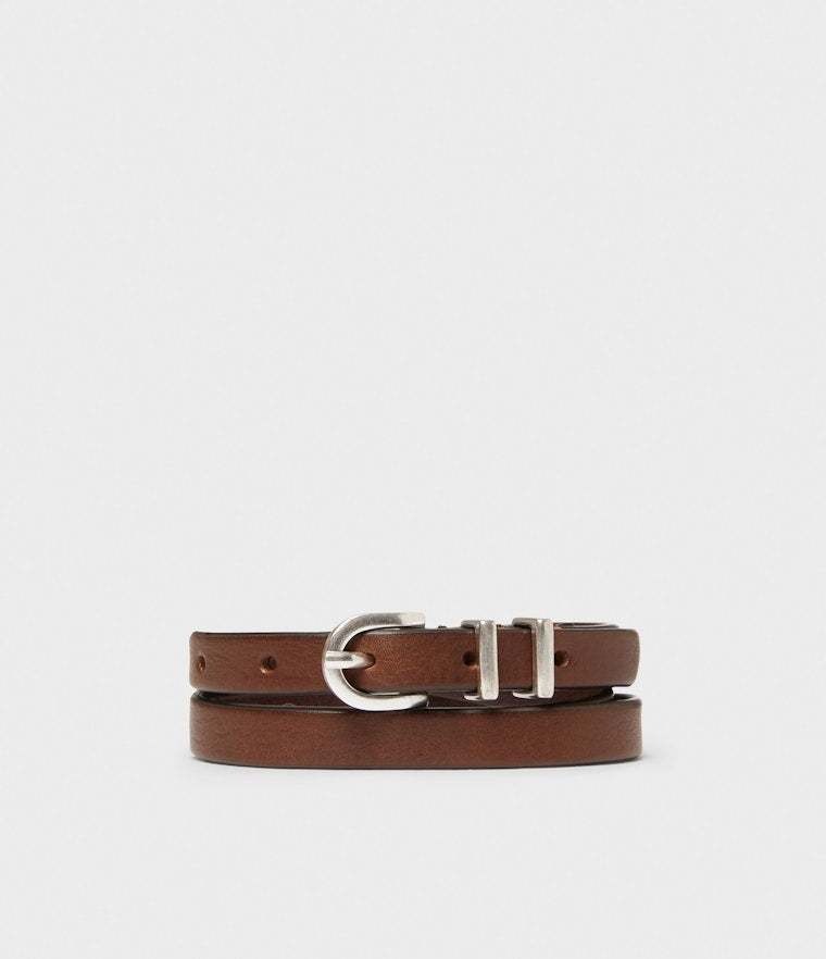 Saddler Kilen Läderbälte - Brun - Travels And Bags