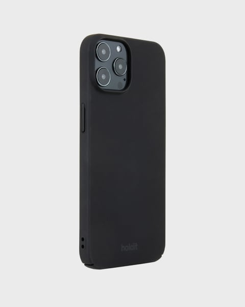 Holdit Telefonskal Slim iPhone 12/12 Pro - Svart - Travels And Bags