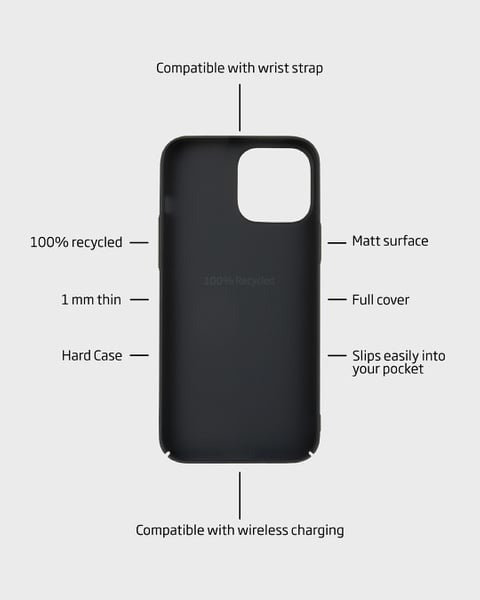 Holdit Slim Telefonskal iPhone 13 Pro - Svart - Travels And Bags