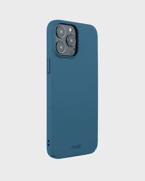 Holdit Telefonskal Slim iPhone 13 Pro Max - Blå - Travels And Bags