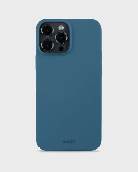 Holdit Telefonskal Slim iPhone 13 Pro Max - Blå - Travels And Bags