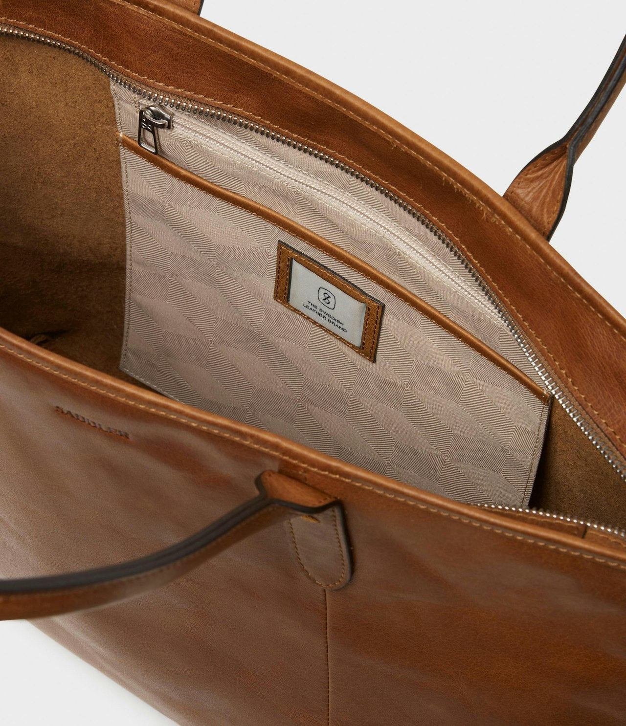 Saddler Parisa Totebag - Ljusbrun - Travels And Bags