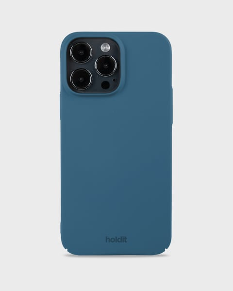 Holdit Telefonskal Slim iPhone 14 Pro Max - Blå - Travels And Bags