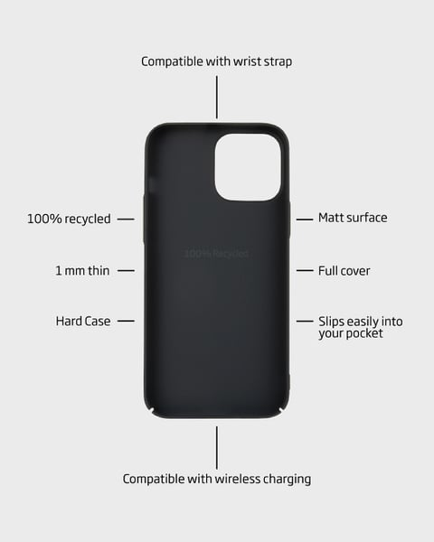 Holdit Telefonskal Slim iPhone 14 Pro Max - Svart - Travels And Bags