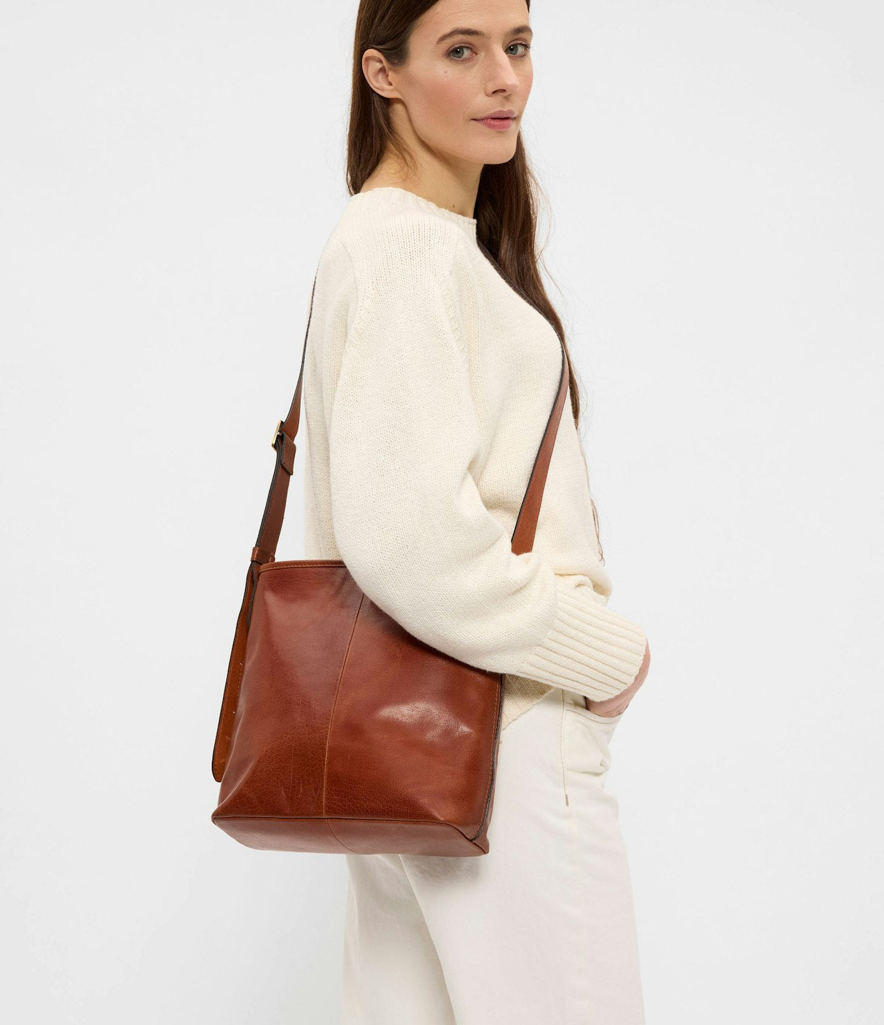 Saddler Lykke Axelremsväska - Brun - Travels And Bags