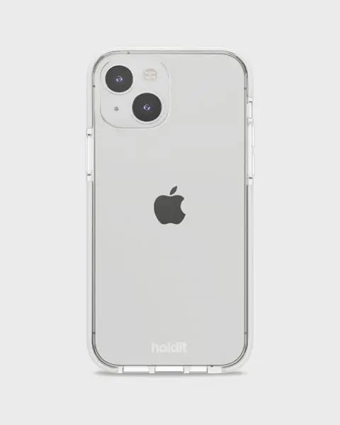 Holdit Telefonskal Seethru iPhone 15 - Vit - Travels And Bags