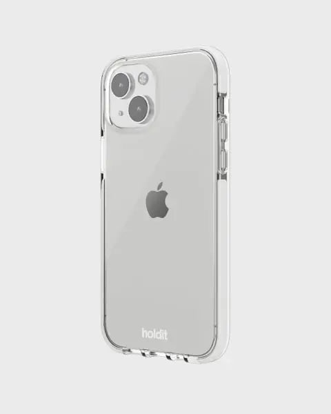 Holdit Telefonskal Seethru iPhone 15 - Vit - Travels And Bags