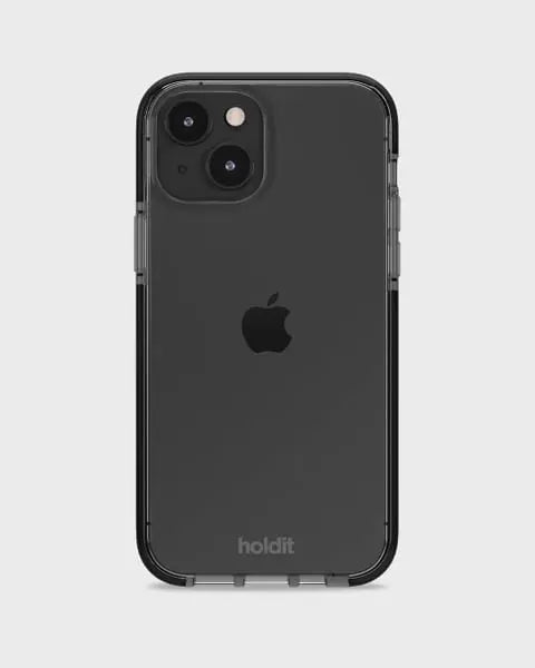 Holdit Telefonskal Seethru iPhone 15 - Svart - Travels And Bags
